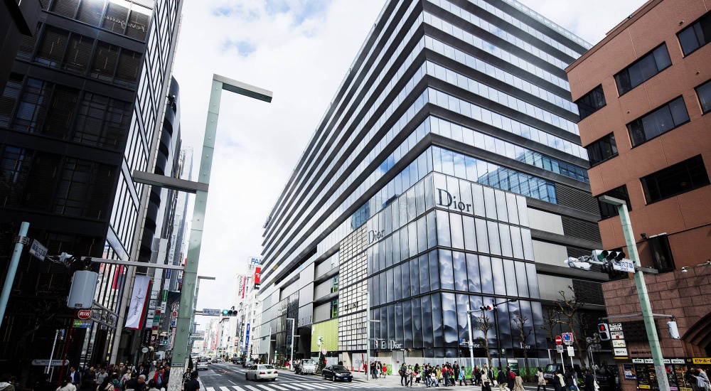 Dior's new boutique in Ginza Six. Photo via lvmh.com